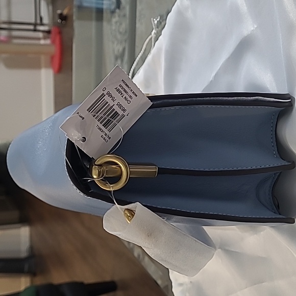 🥰SOLD🥰Price Firm Coach Bluebell Chain Tabby Leather Shoulder Bag - Picture 13 of 16